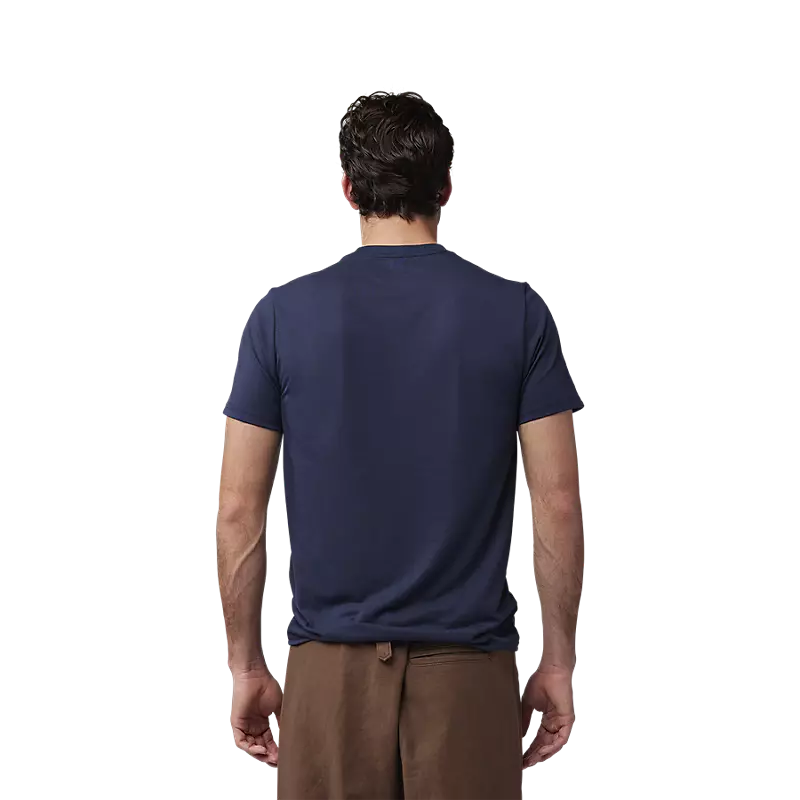 T-SHIRT FOX TECH Non Stop, MARINE**