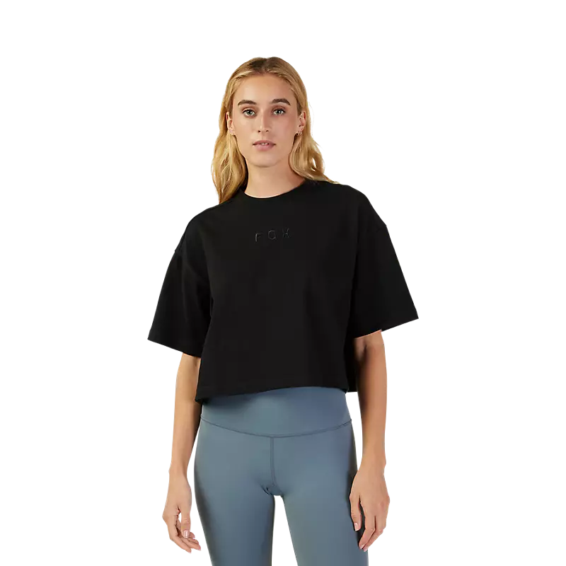 Crop top Wordmark Premium femme, fox (Large)