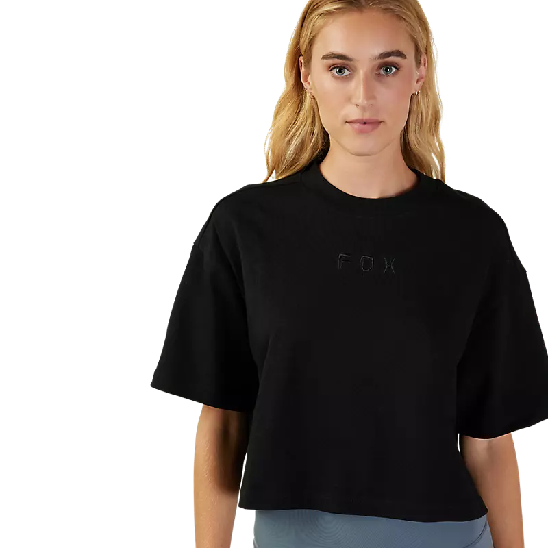 Crop top Wordmark Premium femme, fox (Large)