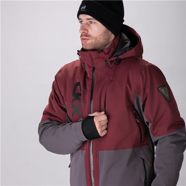 CKX Manteau Alaska Homme, tawny gris
