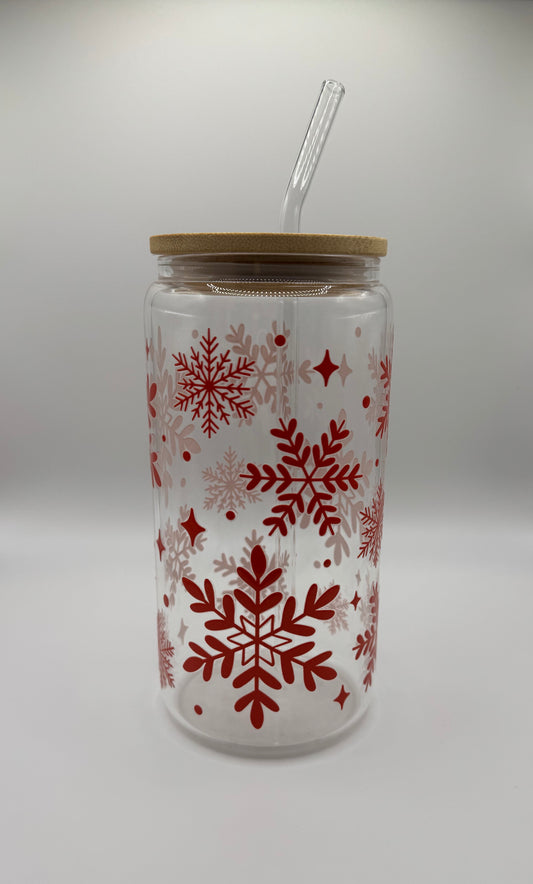 Boite cadeau hiver, femme, verre flocon **NOUVEAU**