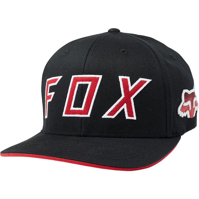 CASQUETTE fox FLEXFIT, FOX RACING, HOMME, NOIR, ROUGE, BLANC – Performance  DJL