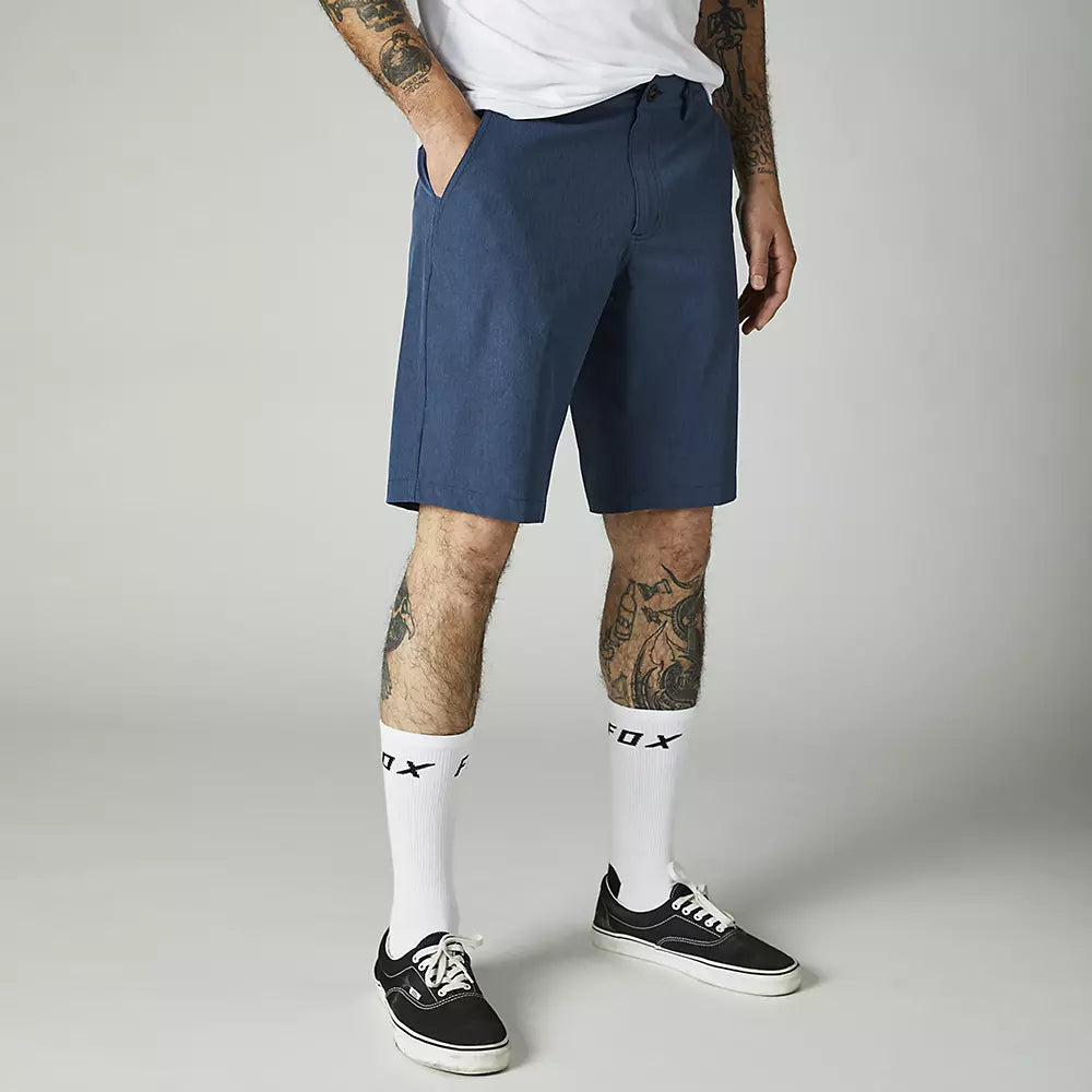 short homme fox SHORT ESSEX TECH STRETCH FOX MARINE BLEU FOX