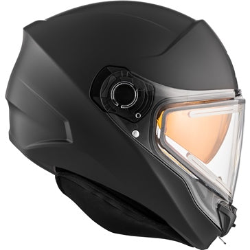 CKX Casque Intégral Contact Solid - Hiver, noir mat (Small, Medium, XL et 2XL)