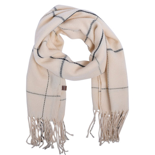ÉCHARPE EN TRICOT (VANILLE DORÉ)