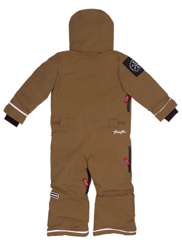 Monosuit BinkyBro X Quiksilver, enfant, 99-90, Brown/Neon