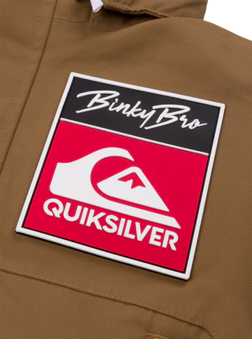 Monosuit BinkyBro X Quiksilver, enfant, 99-90, Brown/Neon