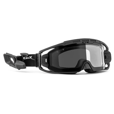 CKX Lunettes Apex Noir, casque titan AMS, lentille double