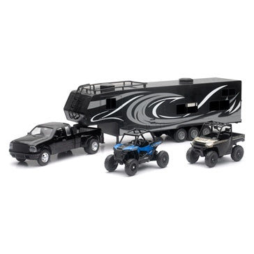 New Ray Toys Modèle réduit - Camion Toy Hauler avec VTT Polaris