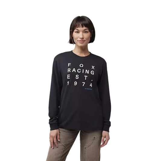 Chandail à manche longue femme fox, Est. 1974 **Nouveau**