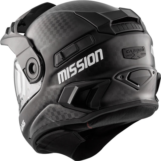 CKX Casque intégral Mission AMS - Carbone Solid - Hiver, visière double
