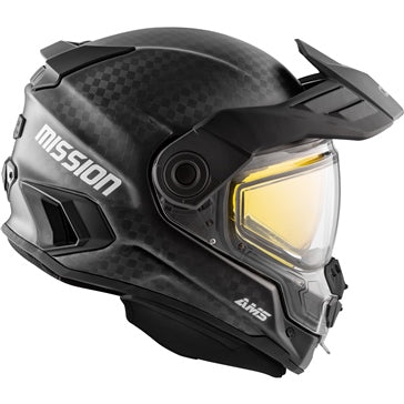 CKX Casque intégral Mission AMS - Carbone Solid - Hiver, visière double