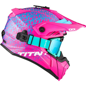 CKX Casque Titan Air Flow - Hors-piste Roar - Lunette 210° incluse