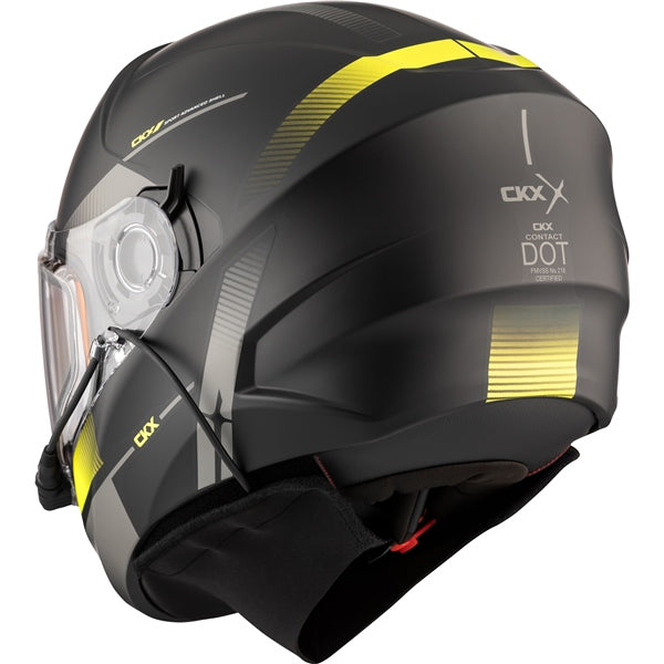 CKX Casque Intégral Contact Edge - Hiver, visière électrique