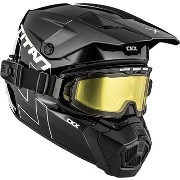 CKX Casque Titan AMS Solid - Lunette Apex incluse (Noir lustré)