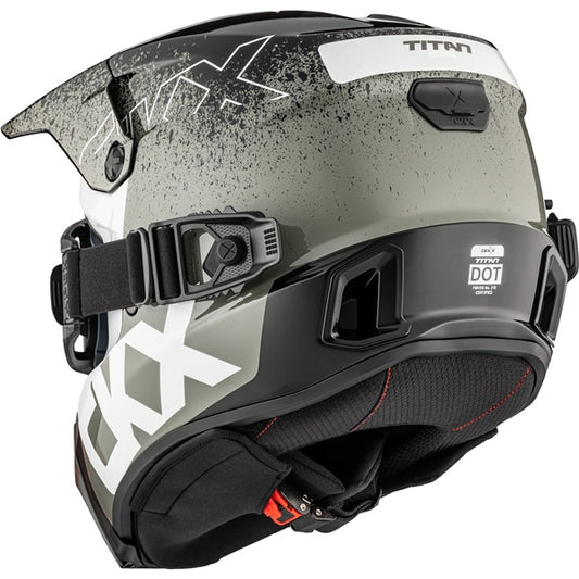 CKX Casque Titan AMS Vaneer - Lunette Apex incluse, Gris lustré