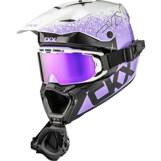 CKX Casque Titan AMS Vaneer - Lunette Apex incluse, Mauve brillant