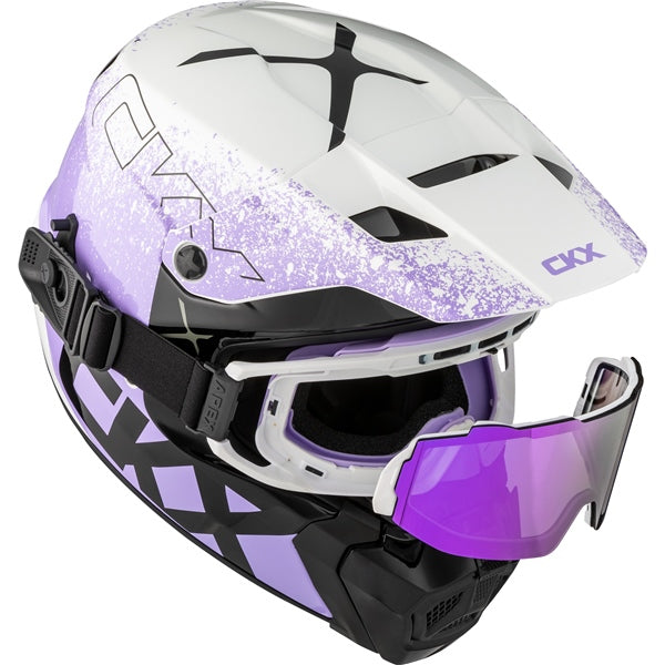 CKX Casque Titan AMS Vaneer - Lunette Apex incluse, Mauve brillant