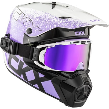 CKX Casque Titan AMS Vaneer - Lunette Apex incluse, Mauve brillant