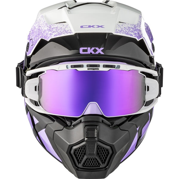 CKX Casque Titan AMS Vaneer - Lunette Apex incluse, Mauve brillant