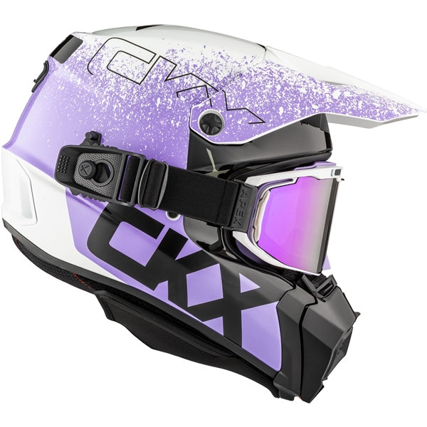 CKX Casque Titan AMS Vaneer - Lunette Apex incluse, Mauve brillant