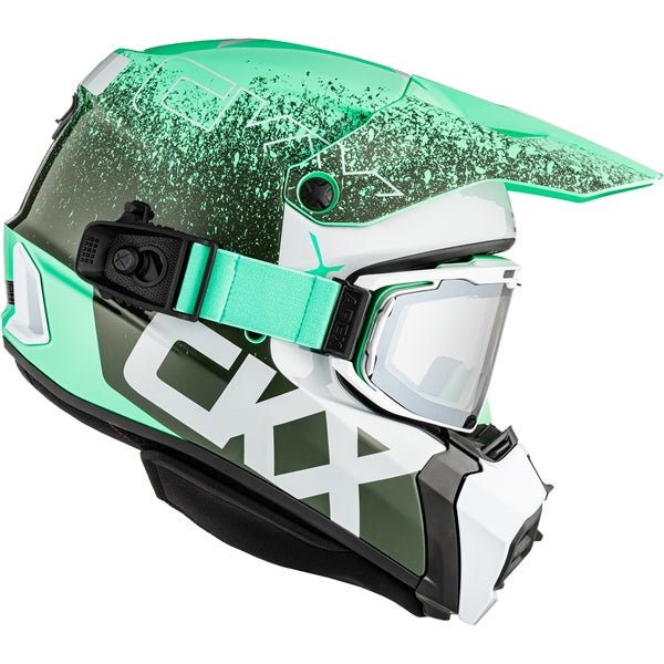 CKX Casque Titan AMS Vaneer - Lunette Apex incluse, vert