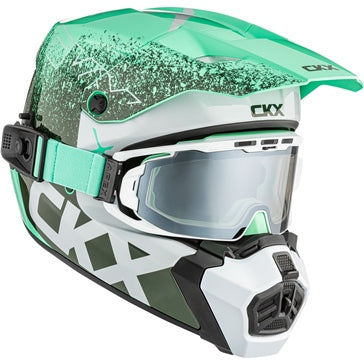 CKX Casque Titan AMS Vaneer - Lunette Apex incluse, vert