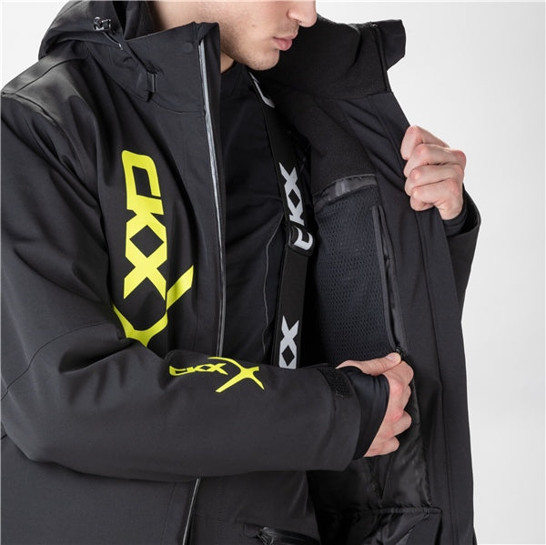 CKX Manteau Alaska Homme, noir, jaune