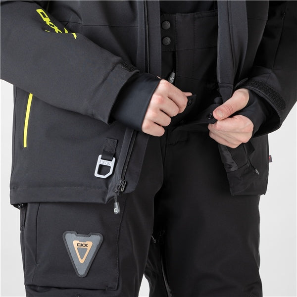 CKX Manteau Alaska Homme, noir, jaune