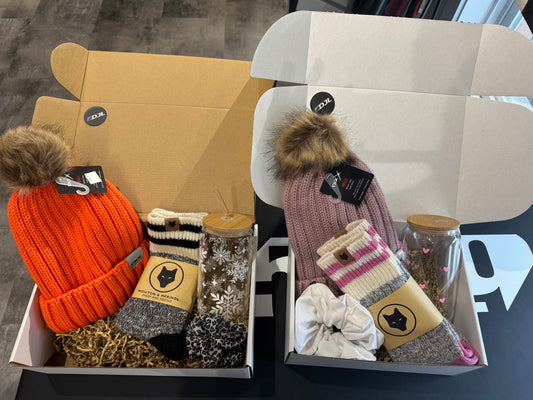 Boite cadeau hiver, femme, verre flocon **NOUVEAU**