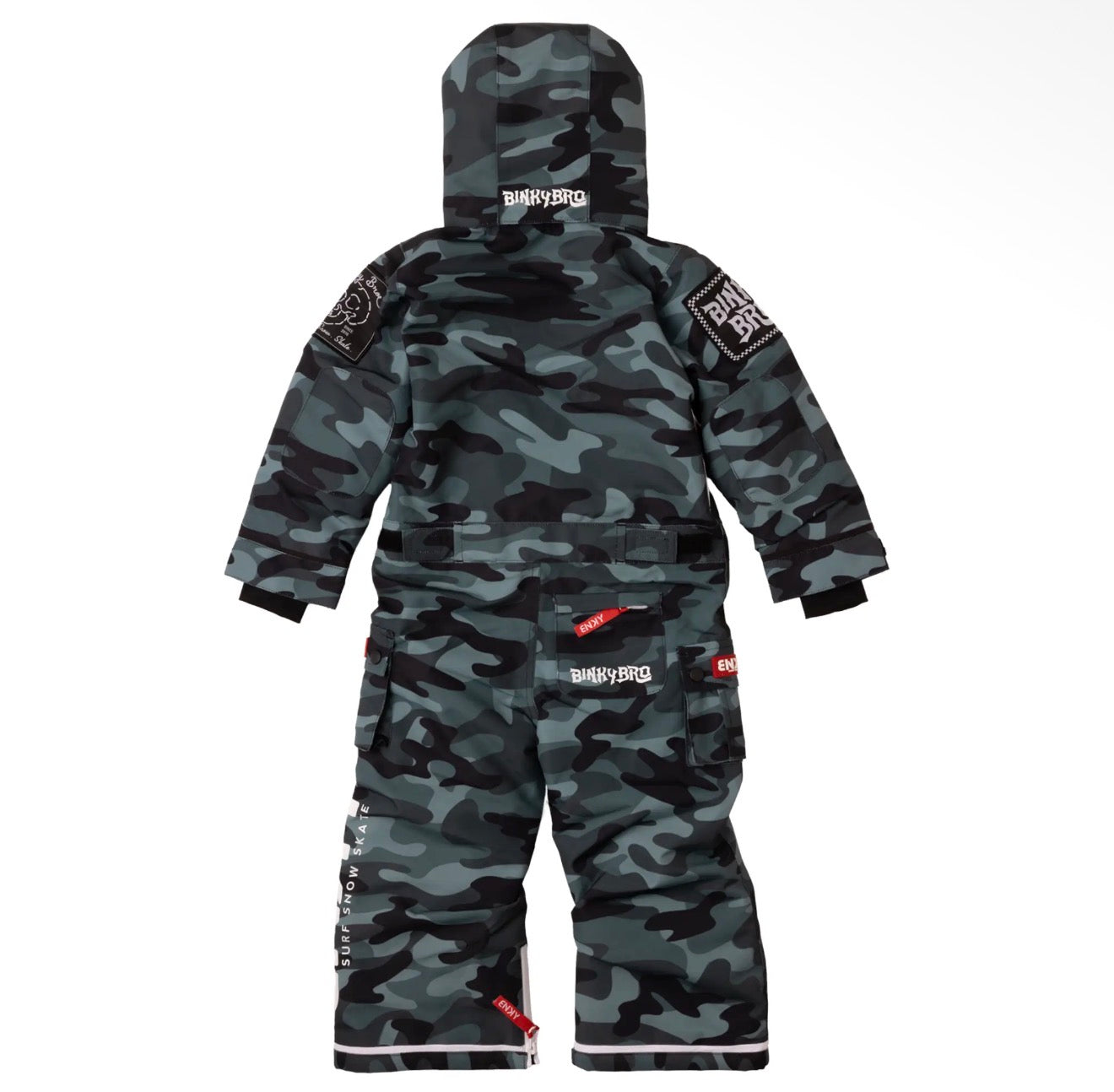 Monosuit BinkyBro, enfant, 99-90, Noir/Gris Camo