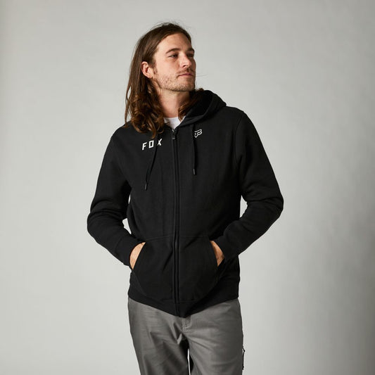 Coton ouaté FOX BASELINE SASQUATCH ZIP HOODIE NOIR (VESTE DOUBLÉ) vente finale, Medium