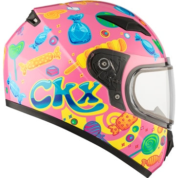 CKX Casque Intégral RR519Y, hiver - Junior Candy - Hiver (FAIT PETIT)